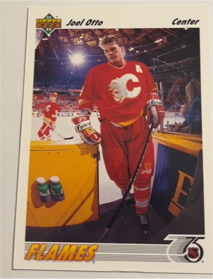 1991-92 Upper Deck #165 Joel Otto — front