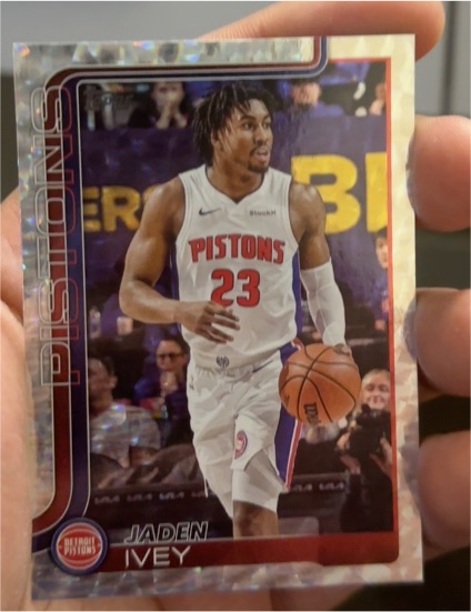 2025-26 Topps #45 Jaden Ivey Detroit Pistons — front