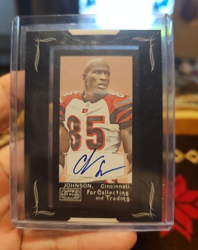 2008 Topps Mayo Cut Plug #R-CJ Chad Johnson — front