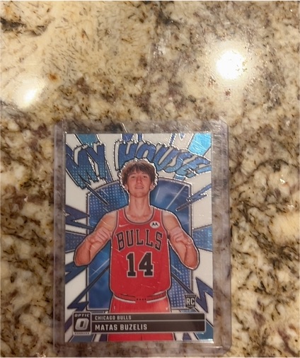 2024-25 Panini Donruss Optic #15 Matas Buzelis My House Rookie — front