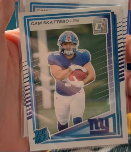 2025 Donruss Rated Rookie #302 Cam Skattebo — front