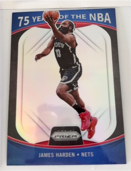 2021-22 Panini Prizm 75 Years of the NBA #3 James Harden — front