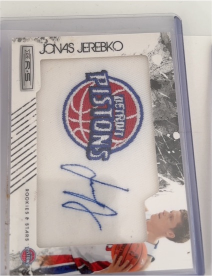 2009-10 Panini Rookies & Stars Patch Rookie Auto Jonas Jerebko — front