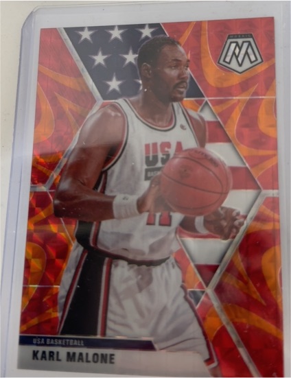 2019-20 Panini Mosaic #257 Karl Malone — front