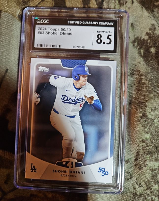 2024 Topps 50/50 #83 Shohei Ohtani — front
