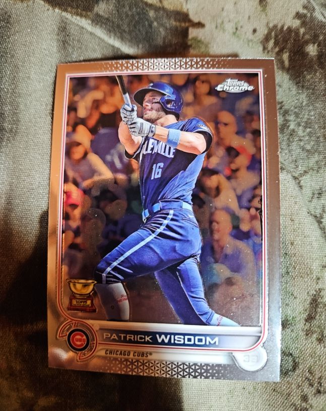 2022 Topps Chrome #198 Patrick Wisdom — front