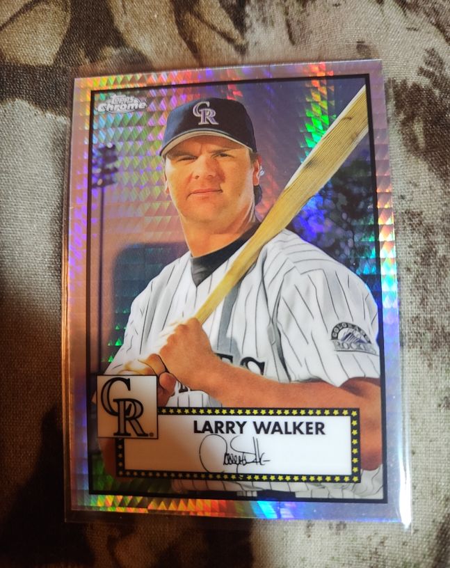 2021 Topps Chrome Platinum Anniversary #527 Larry Walker — front