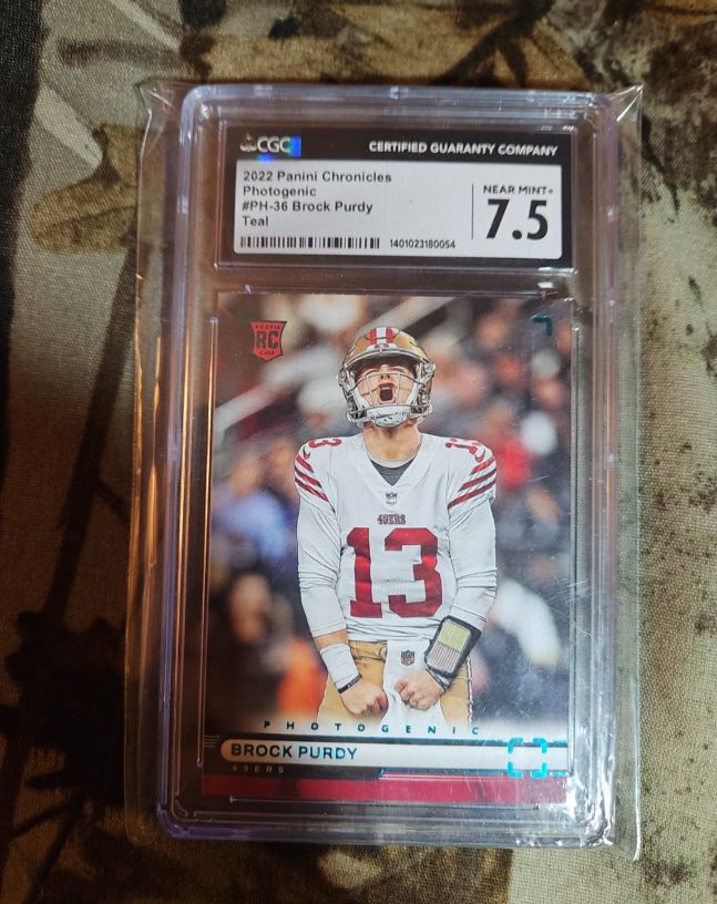 2022 Panini Chronicles Photogenic #PH-36 Brock Purdy — front