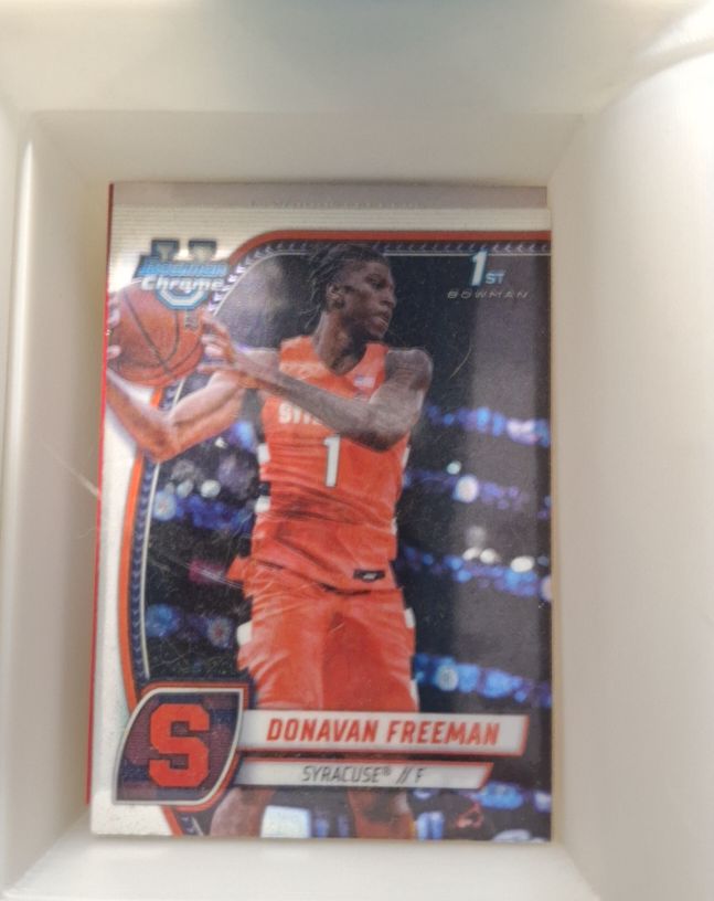 2024 Bowman Chrome University #21 Donavan Freeman — front