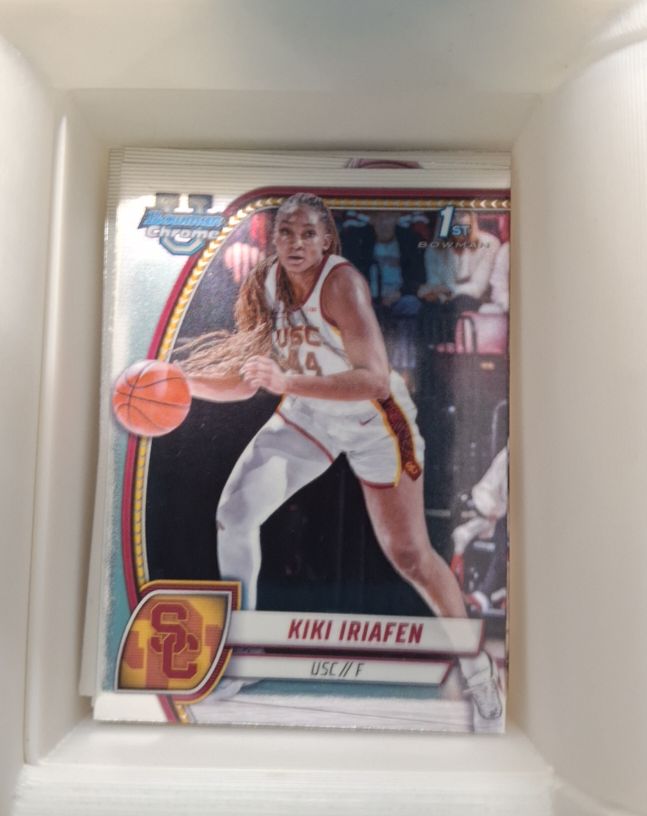 2024-25 Bowman Chrome University Basketball #47 Kiki Iriafen — front