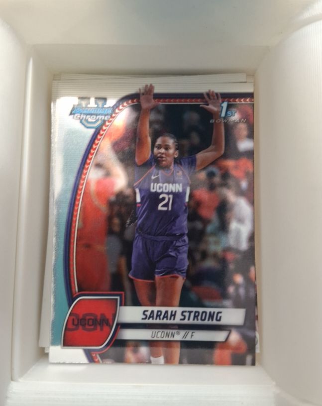 2024-25 Bowman Chrome University #62 Sarah Strong — front