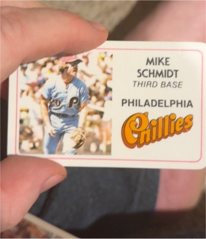 1981 Topps Perma-Graphics #2 Mike Schmidt — front
