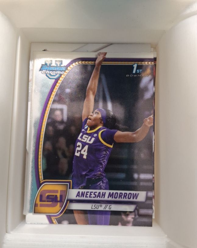 2024-25 Bowman University Chrome #6 Aneesah Morrow — front