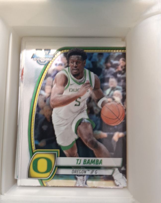 2024-25 Bowman University Chrome #74 TJ Bamba — front