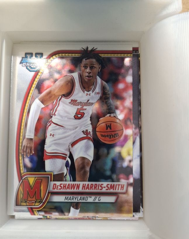 2024-25 Bowman University Chrome #85 DeShawn Harris-Smith — front