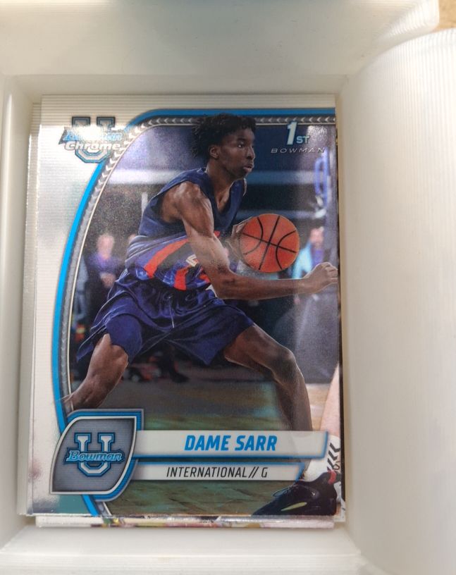 2024-25 Bowman University Chrome #17 Dame Sarr — front