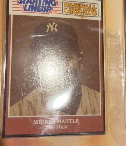 1989 Kenner Starting Lineup #NN Mickey Mantle — front