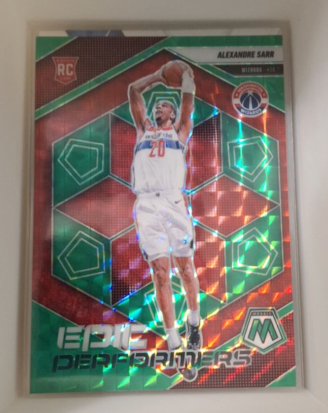 2024-25 Panini Mosaic #12 Alexandre Sarr Epic Performers — front