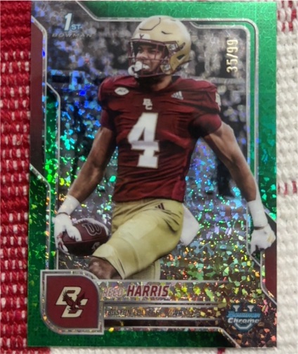 2025 Bowman University Chrome #93 Reed Harris — front