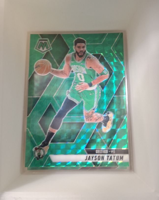 2020-21 Panini Mosaic #107 Jayson Tatum — front