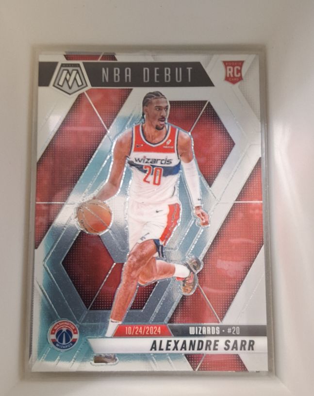 2024-25 Panini Mosaic NBA Debut #254 Alexandre Sarr — front