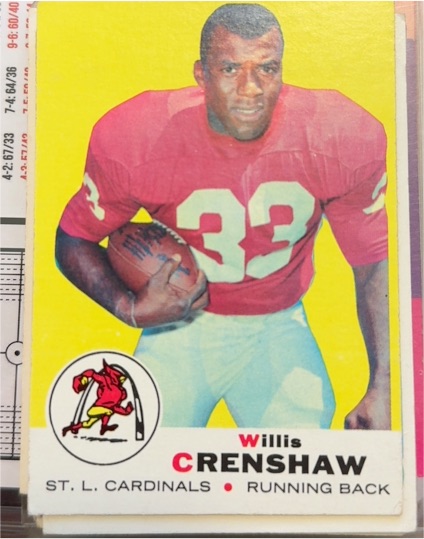 1969 Topps #21 Willis Crenshaw — front