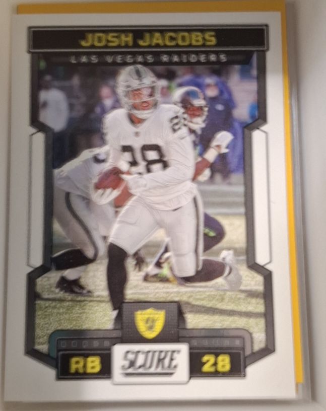 2023 Panini Score #133 Josh Jacobs — front
