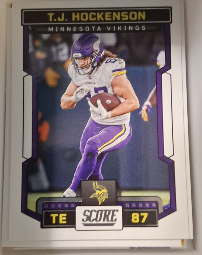 2023 Panini Score #113 T.J. Hockenson — front