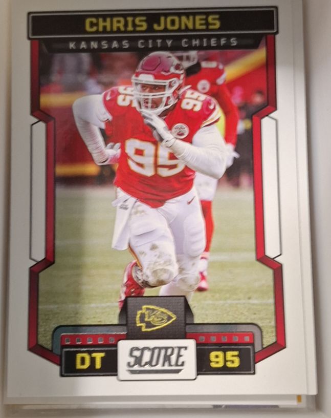 2023 Panini Score #95 Chris Jones — front