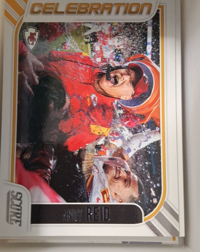 2023 Panini Score #24 Andy Reid Celebration — front