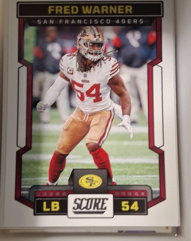 2023 Panini Score #174 Fred Warner — front
