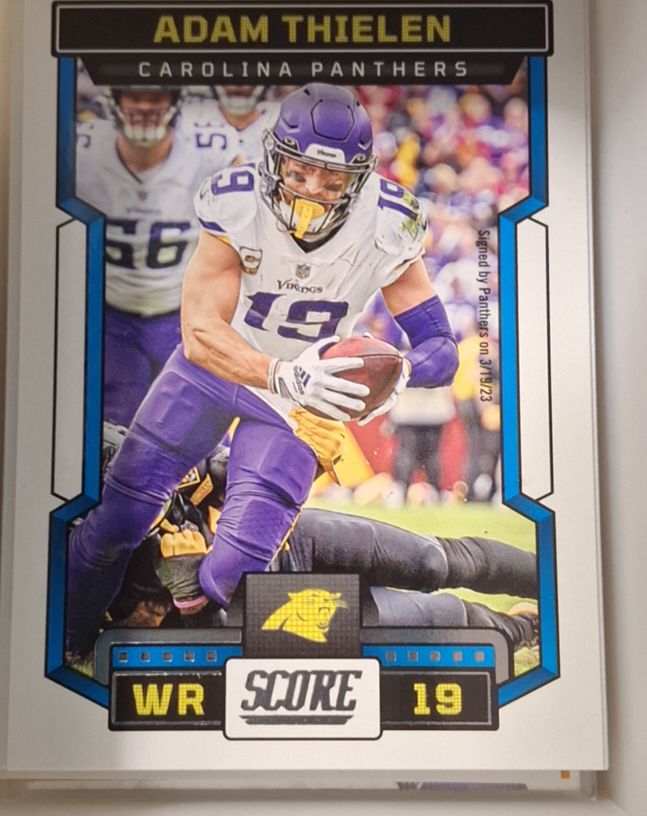 2023 Panini Score #114 Adam Thielen — front