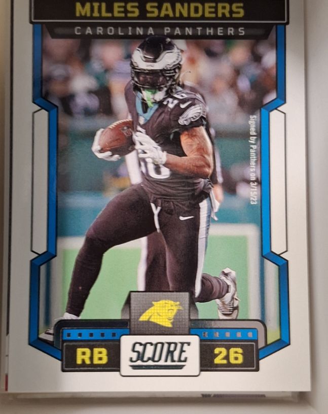 2023 Panini Score #245 Miles Sanders — front