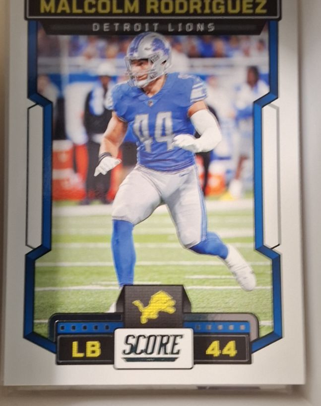 2023 Panini Score #44 Malcolm Rodriguez — front