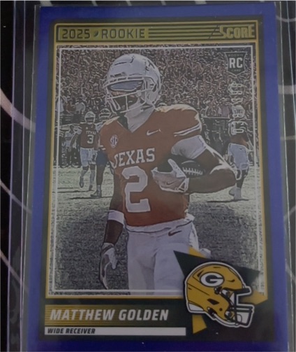 2025 Panini Score #56 Matthew Golden — front