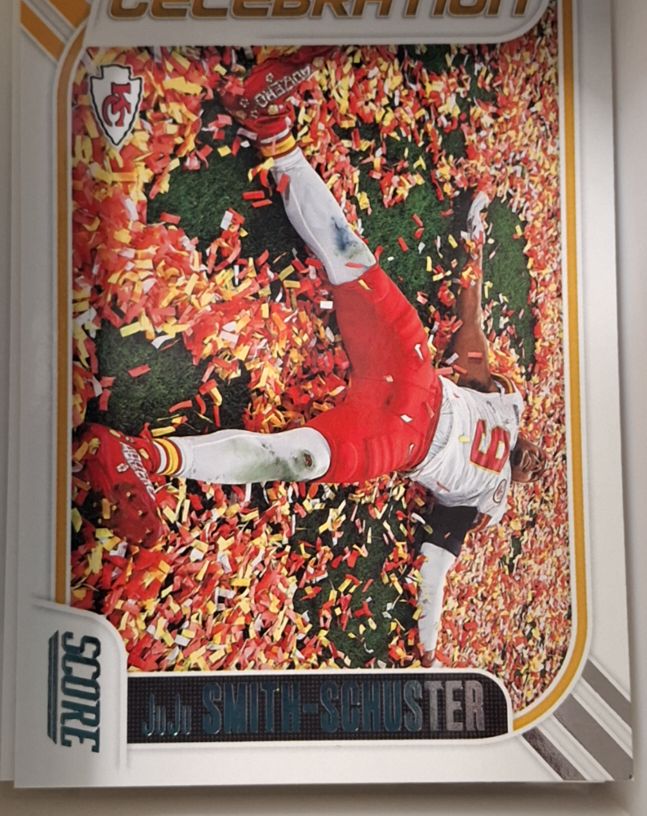 2023 Panini Score Celebration #5 JuJu Smith-Schuster Kansas City Chiefs — front