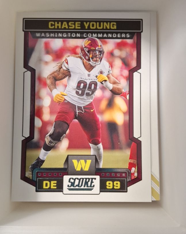 2023 Panini Score Football #258 Chase Young — front