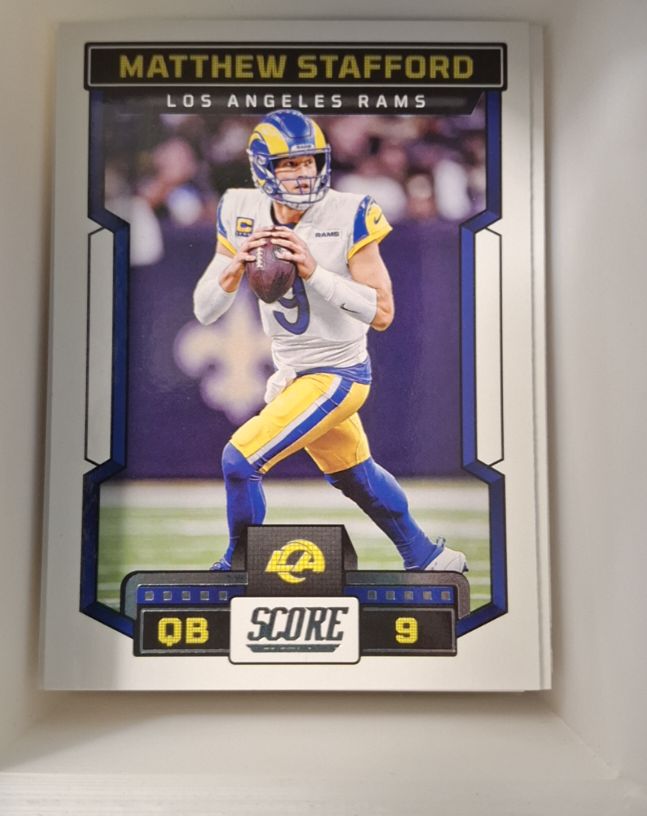 2023 Panini Score #160 Matthew Stafford — front