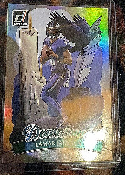 2025 Donruss Downtown #8 Lamar Jackson — front