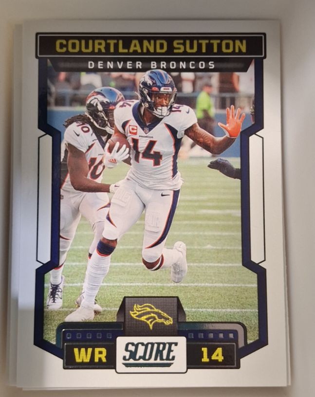 2023 Panini Score #72 Courtland Sutton — front