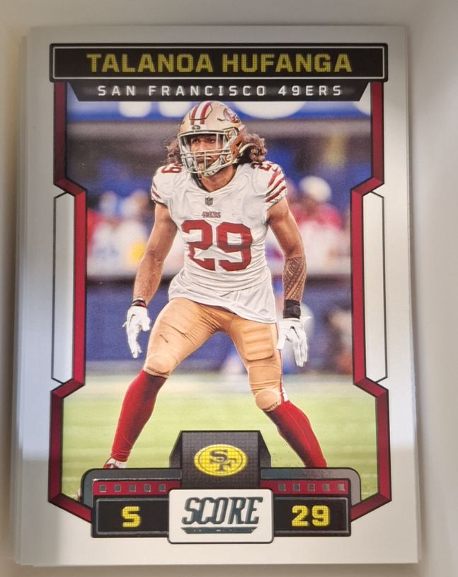 2023 Panini Score #173 Talanoa Hufanga — front
