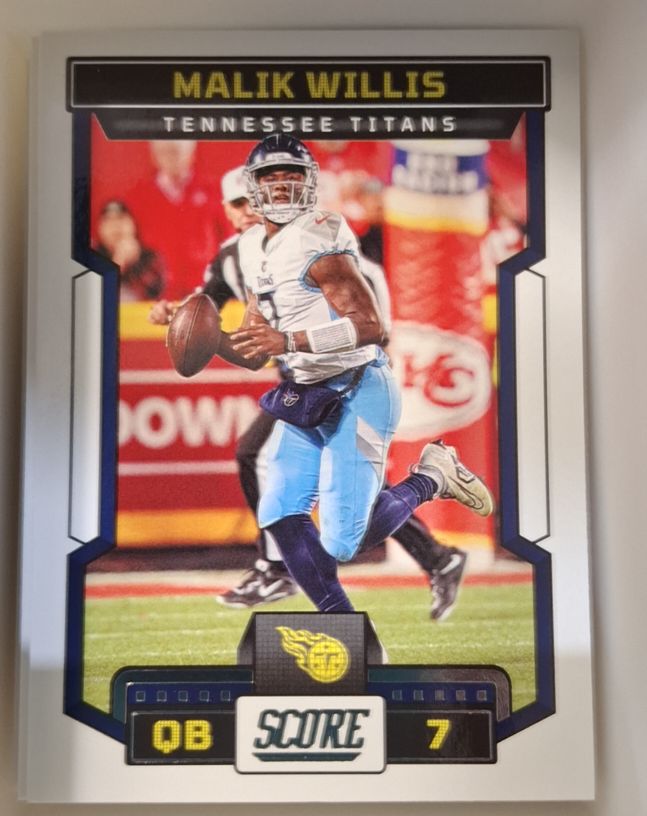 2023 Panini Score #29 Malik Willis — front