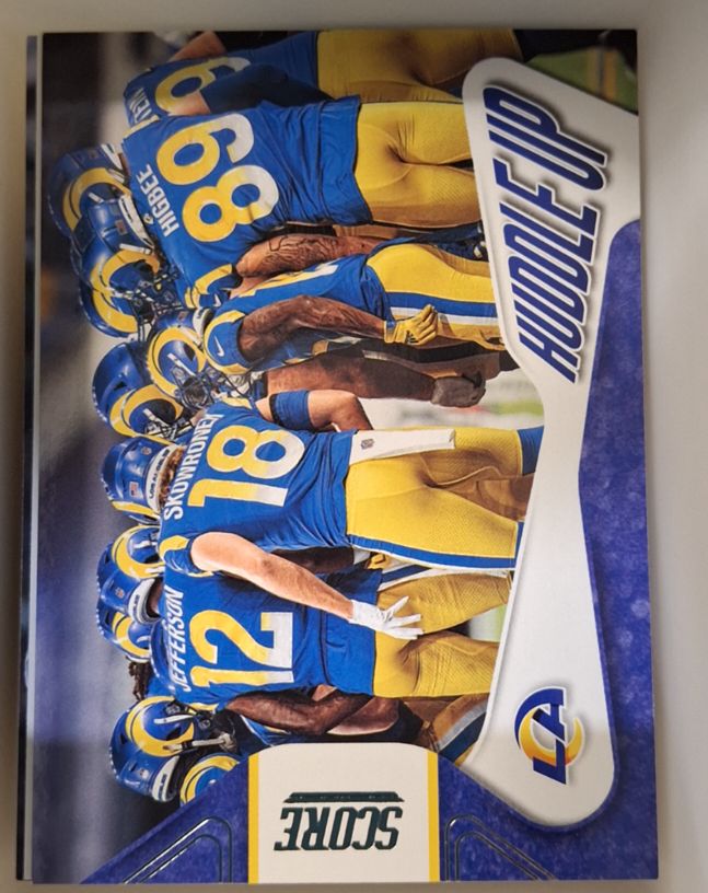 2023 Score #15 Los Angeles Rams Huddle Up — front