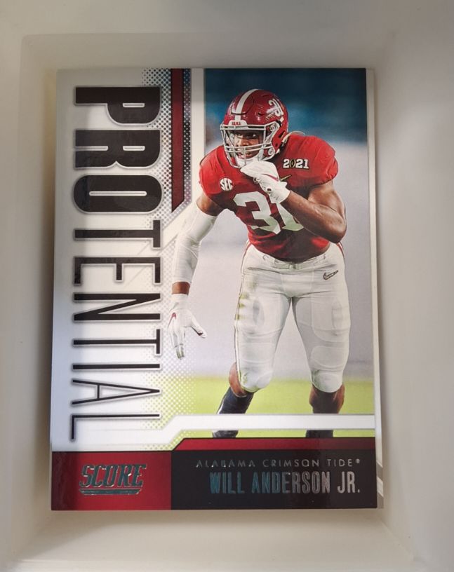 2023 Panini Score Protential #13 Will Anderson Jr. — front