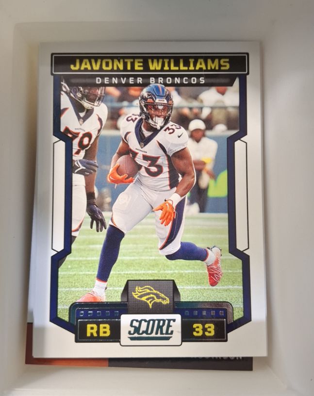 2023 Panini Score #73 Javonte Williams — front
