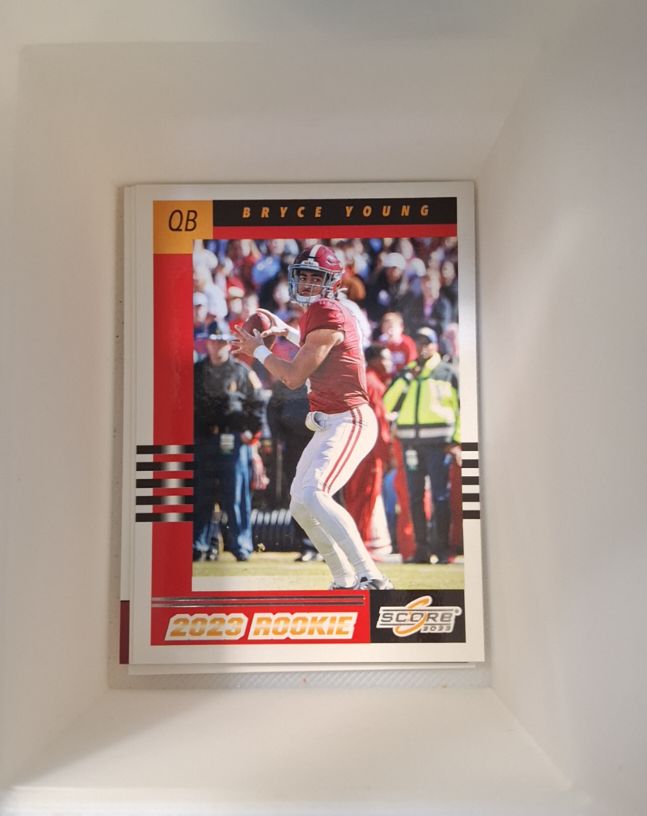 2023 Panini Score 2003 Throwback Rookie #1 Bryce Young — front