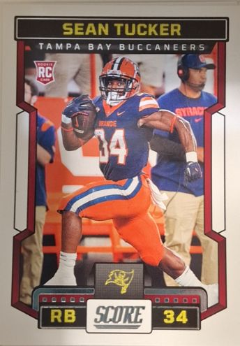 2023 Score #318 Sean Tucker Tampa Bay Buccaneers — front