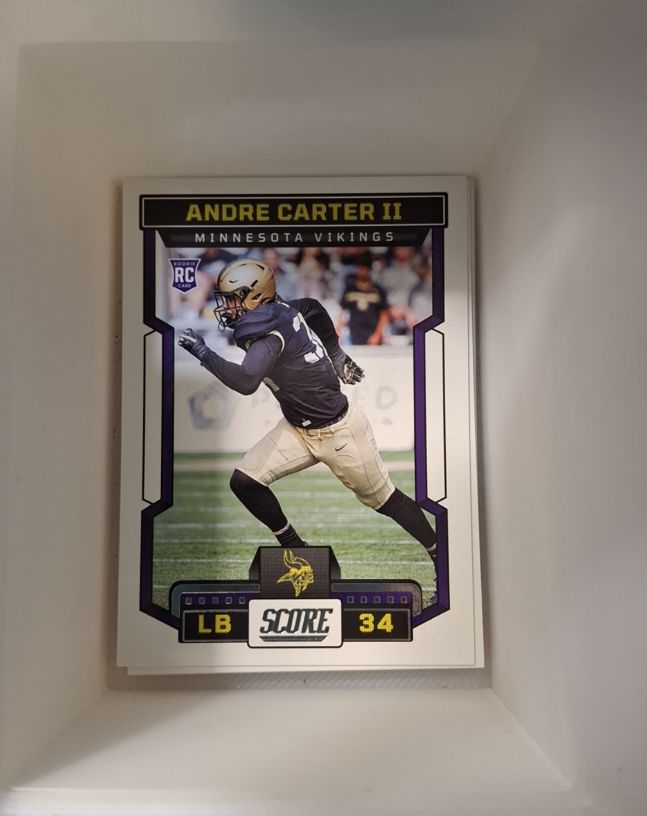 2023 Panini Score #375 Andre Carter II — front
