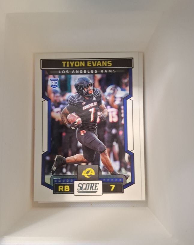 2023 Panini Score #336 Tiyon Evans — front
