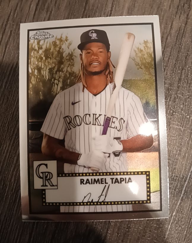 2021 Topps Chrome Platinum Anniversary #286 Raimel Tapia — front